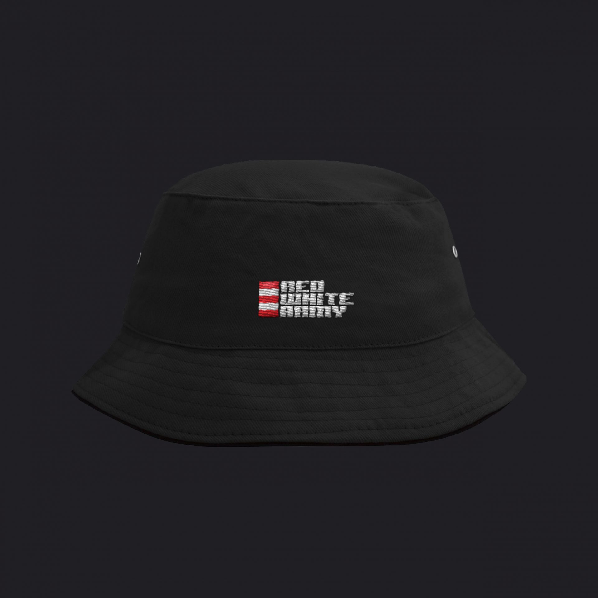Bucket hat - Red White Army